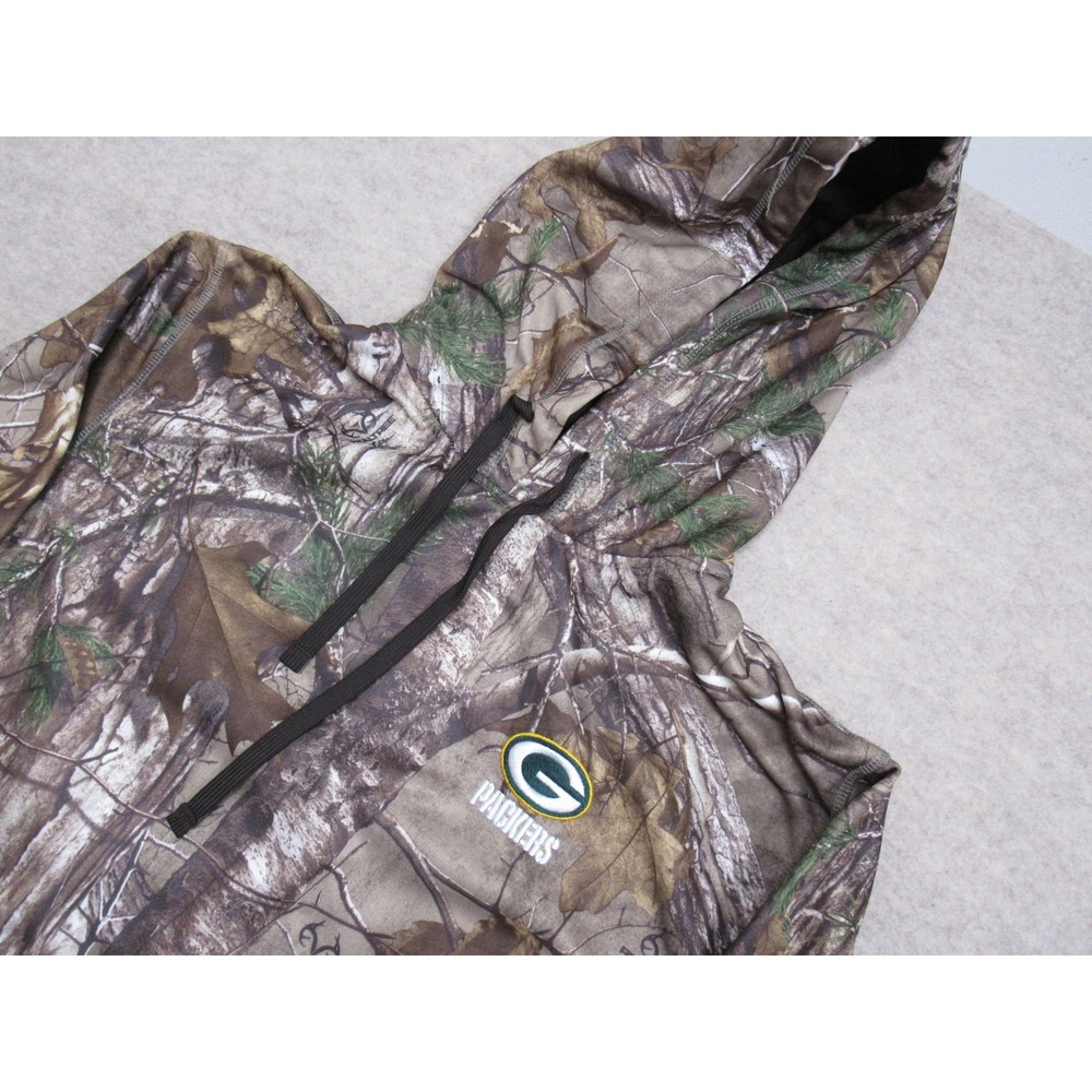 Dunbrooke Green Bay Packers Realtree Xtra Camo Hoodie Mens Large 8436 NFL Camo